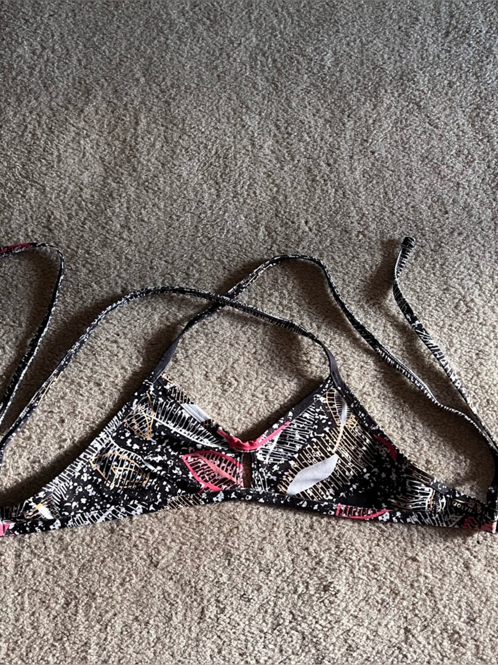 Jolyn Vent Bikini Top Tie Back